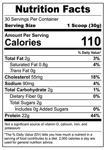 Low Carb-Whey Protein (Salty Caramel Flavour)